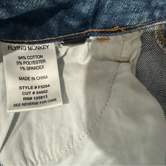 Flying Monkey Blue Flare Jeans - Picture 2 of 10